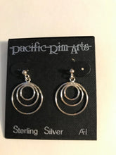 Load image into Gallery viewer, Pacific Rim, Earrings, Sterling Silver