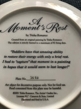 Load image into Gallery viewer, Trish Romance, Collectible Plates with Verse