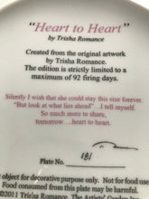 Load image into Gallery viewer, Trish Romance, Collectible Plates with Verse