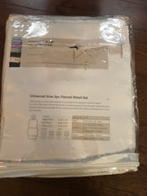 Load image into Gallery viewer, Massage Universal 3 Piece Flannel Sheet Set