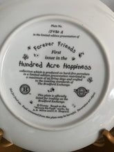 Load image into Gallery viewer, Collector Plate, Forever Friends, Pooh