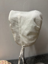 Load image into Gallery viewer, Baby Bonnets, White/Cream, Flat Brim