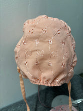Load image into Gallery viewer, Baby Bonnets, White/Cream, Flat Brim