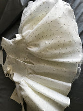 Load image into Gallery viewer, Jolene, Dress, Cream w/silver dot.  24 month