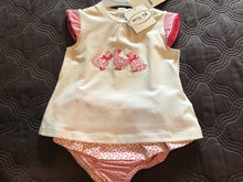 Load image into Gallery viewer, Top and Ruffled Diaper Cover