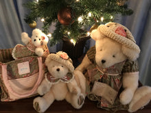 Load image into Gallery viewer, Boyds Bear, Ella Rose Bear and Bag, Vintage