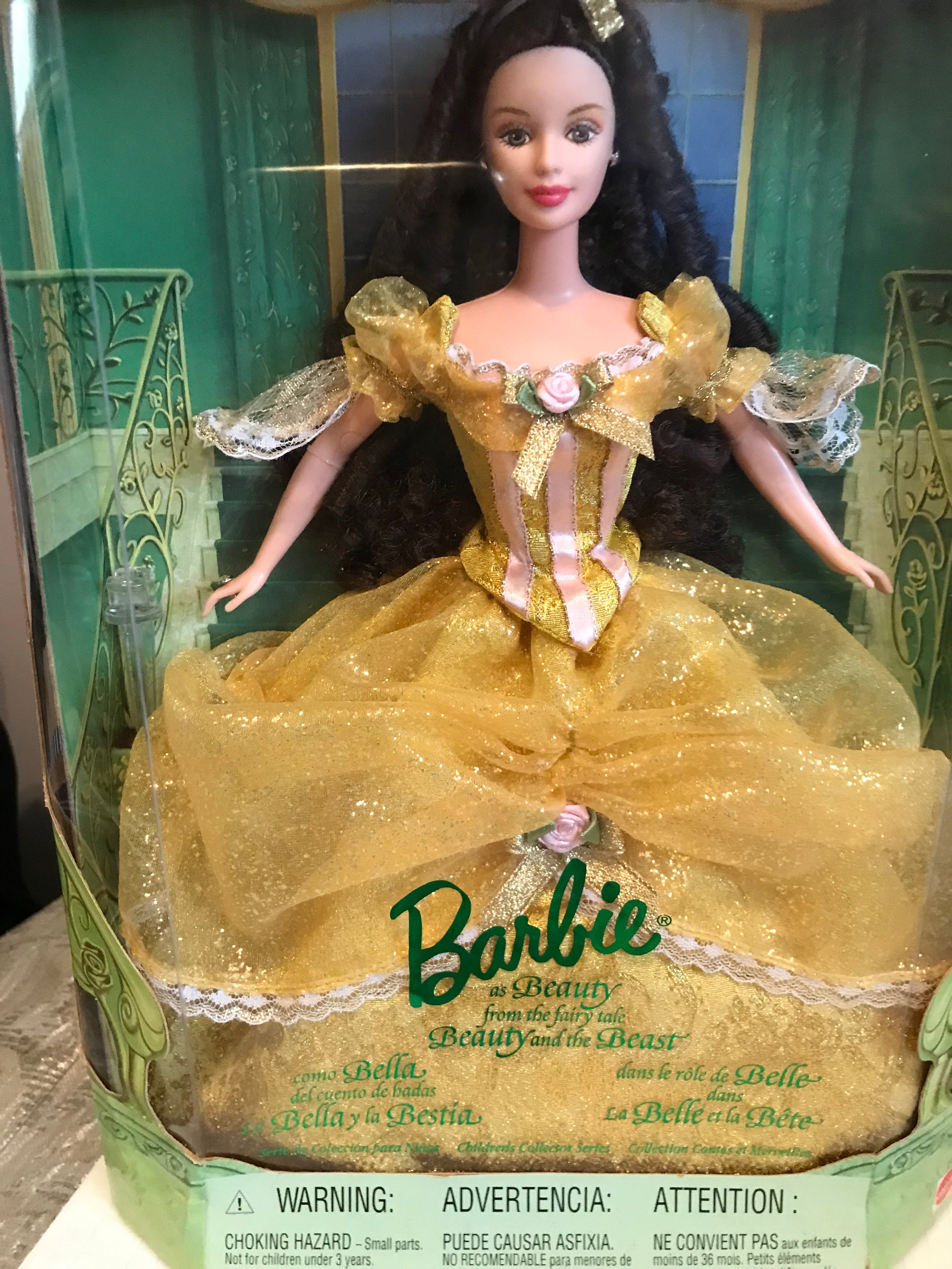 Belle Beauty and the Beast, Vintage Barbie Collectible – Dens