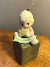 Load image into Gallery viewer, Precious Moments, Baby's First, Dated Ornaments, Christmas