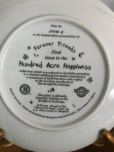 Load image into Gallery viewer, Collector Plate, Forever Friends, Pooh
