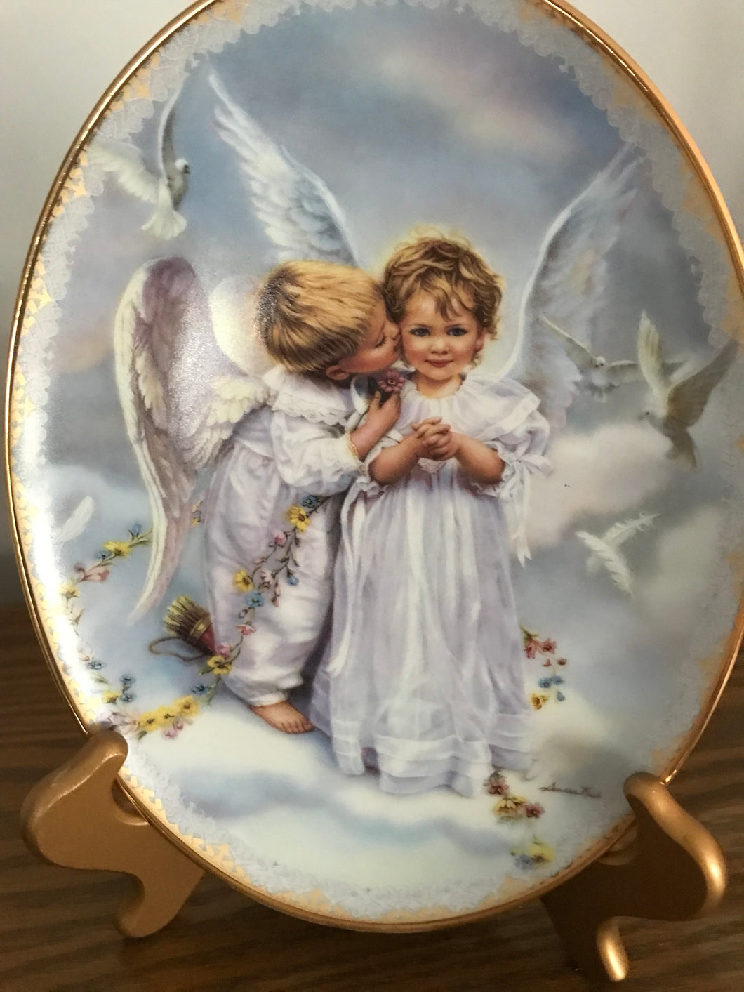 Plates, Sandra Kuck, On Angel's Wings