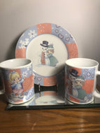 Precious Moments, Plates and Mugs