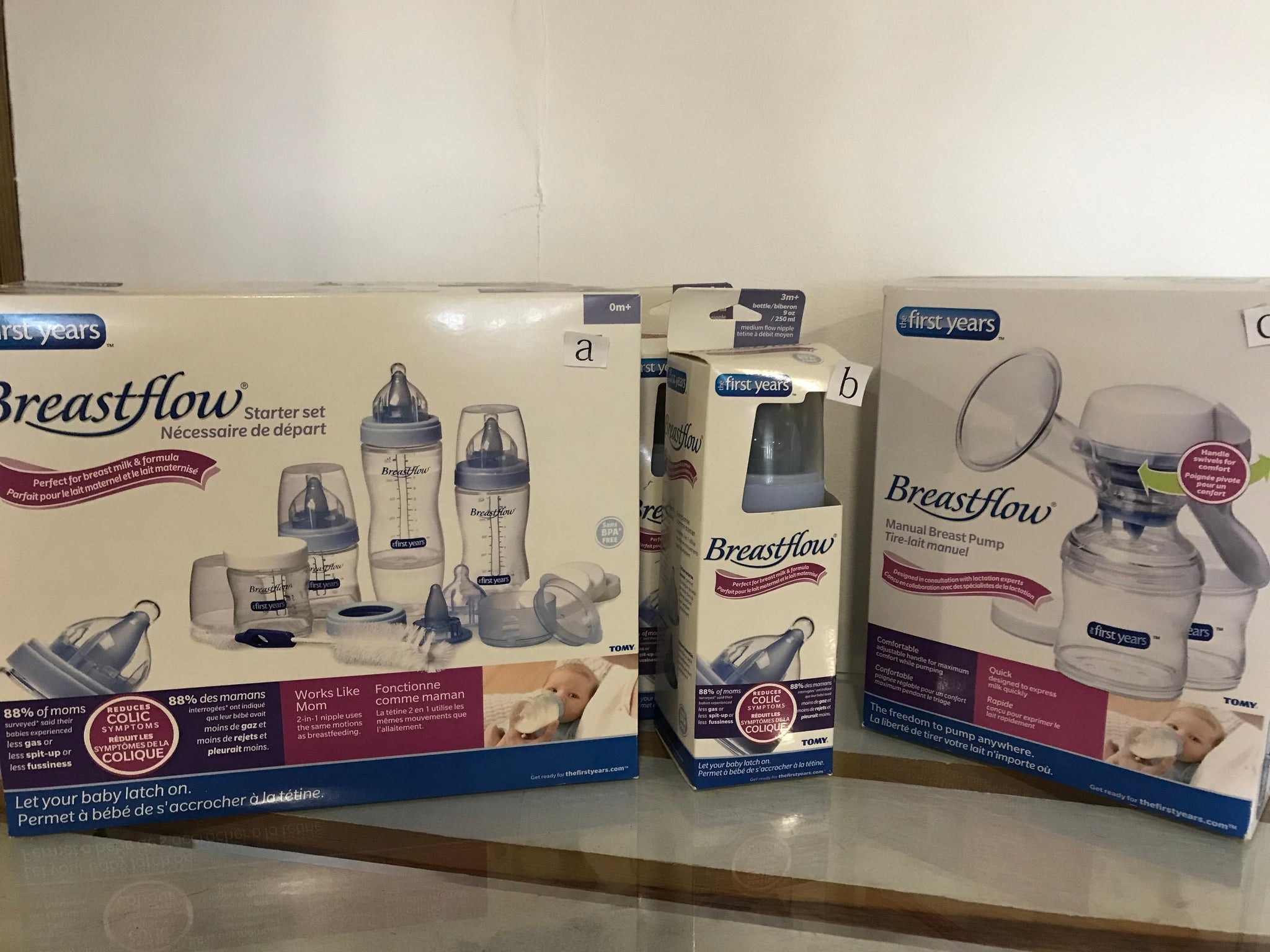 The first years breast fashion pump bottles