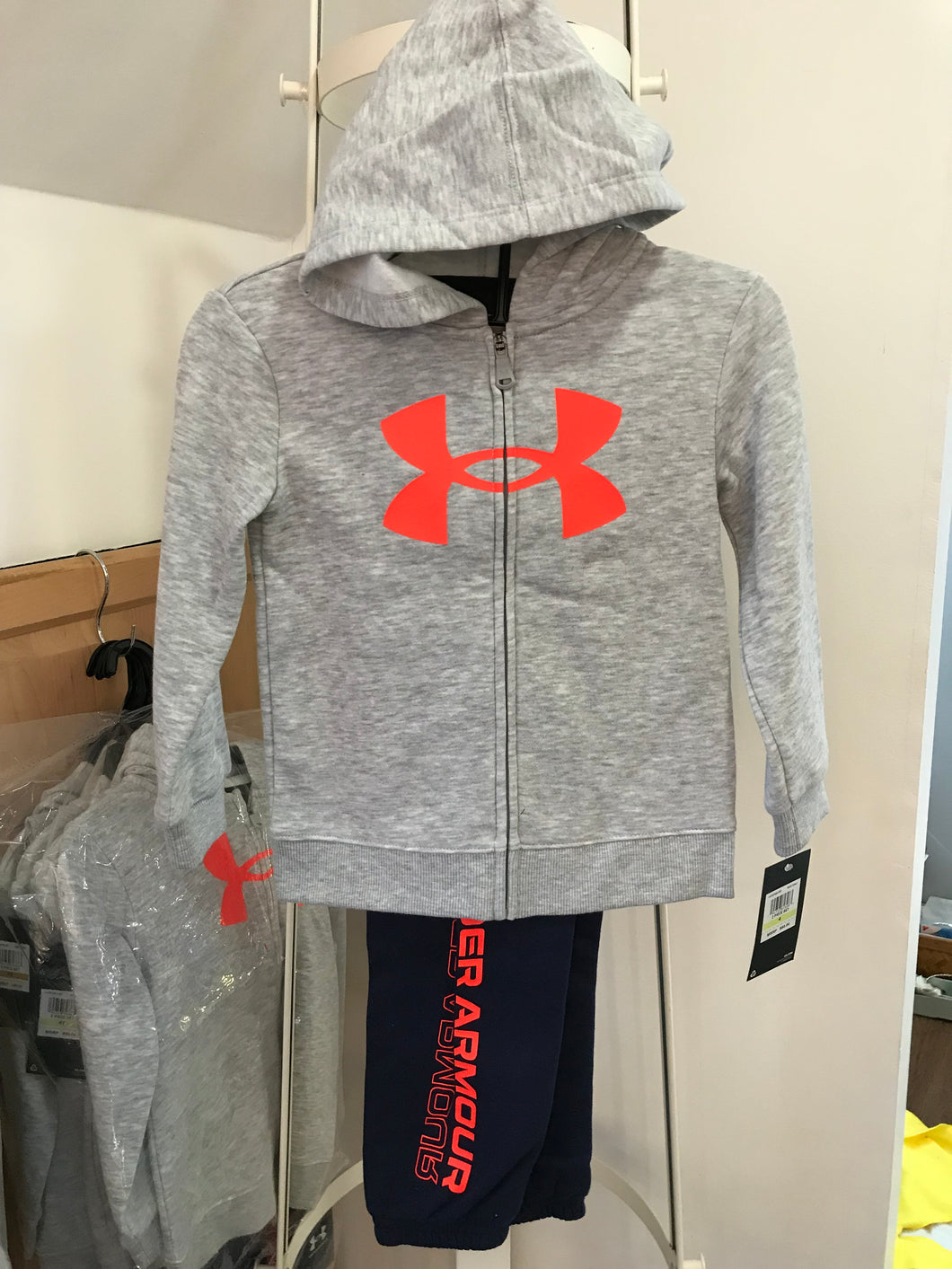 Under Armour, Symbol Zip Hoodie Set, boy