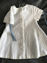 Load image into Gallery viewer, Muted Linen Baby Dress - Buttoned Back
