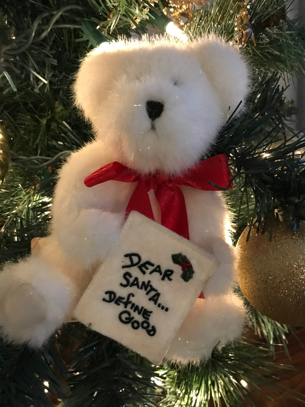 Boyds Bear, Dear Santa, Vintage