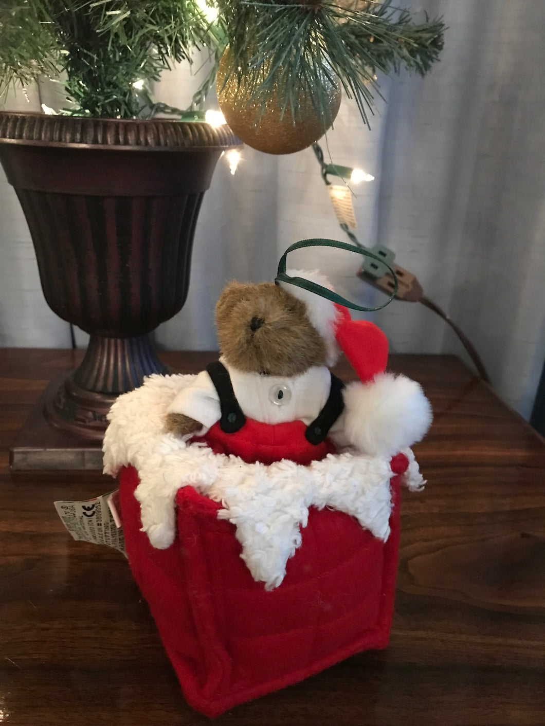 Boyds Bears, Santa Bear, Chimney, Vintage