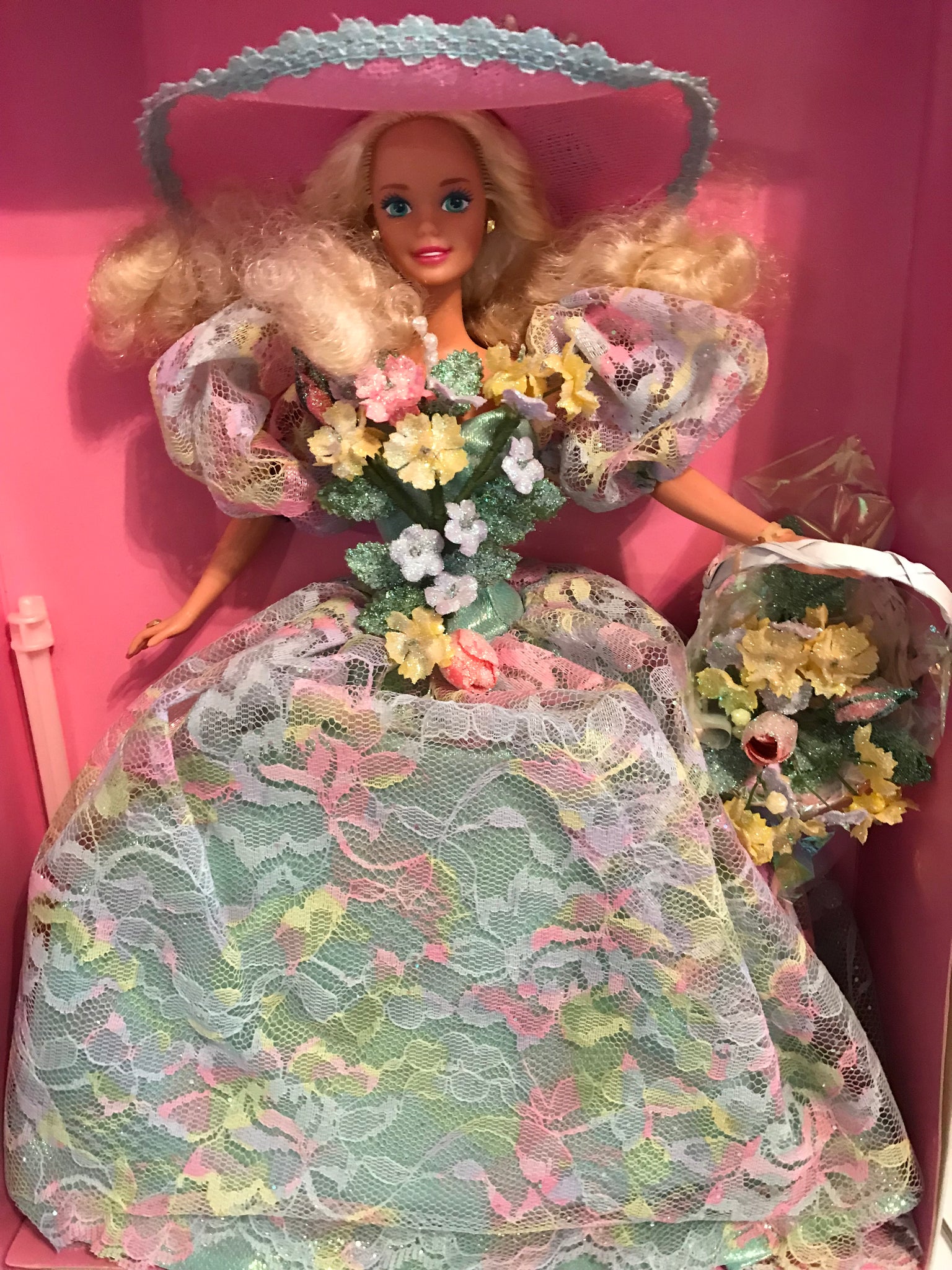 Barbie Collectible, Spring Bouquet, Vintage