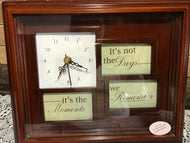 Clocks w/Incentive Verse, Cottage Garden