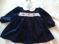 Navy Dress, 6/9 month