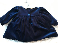 Load image into Gallery viewer, Navy Dress, 6/9 month - Back
