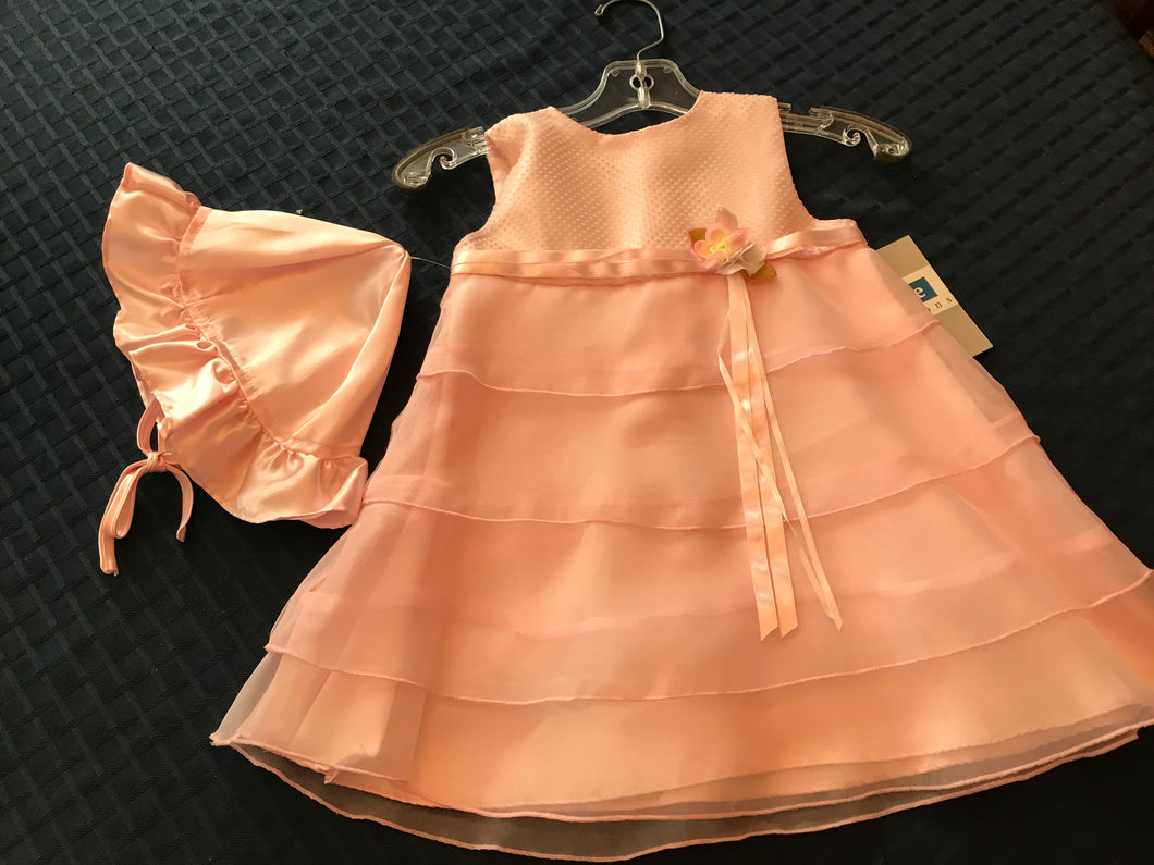 Girls Dress, Pink Ruffle