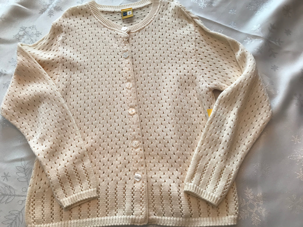 Sweater, Girls, Beige Knit