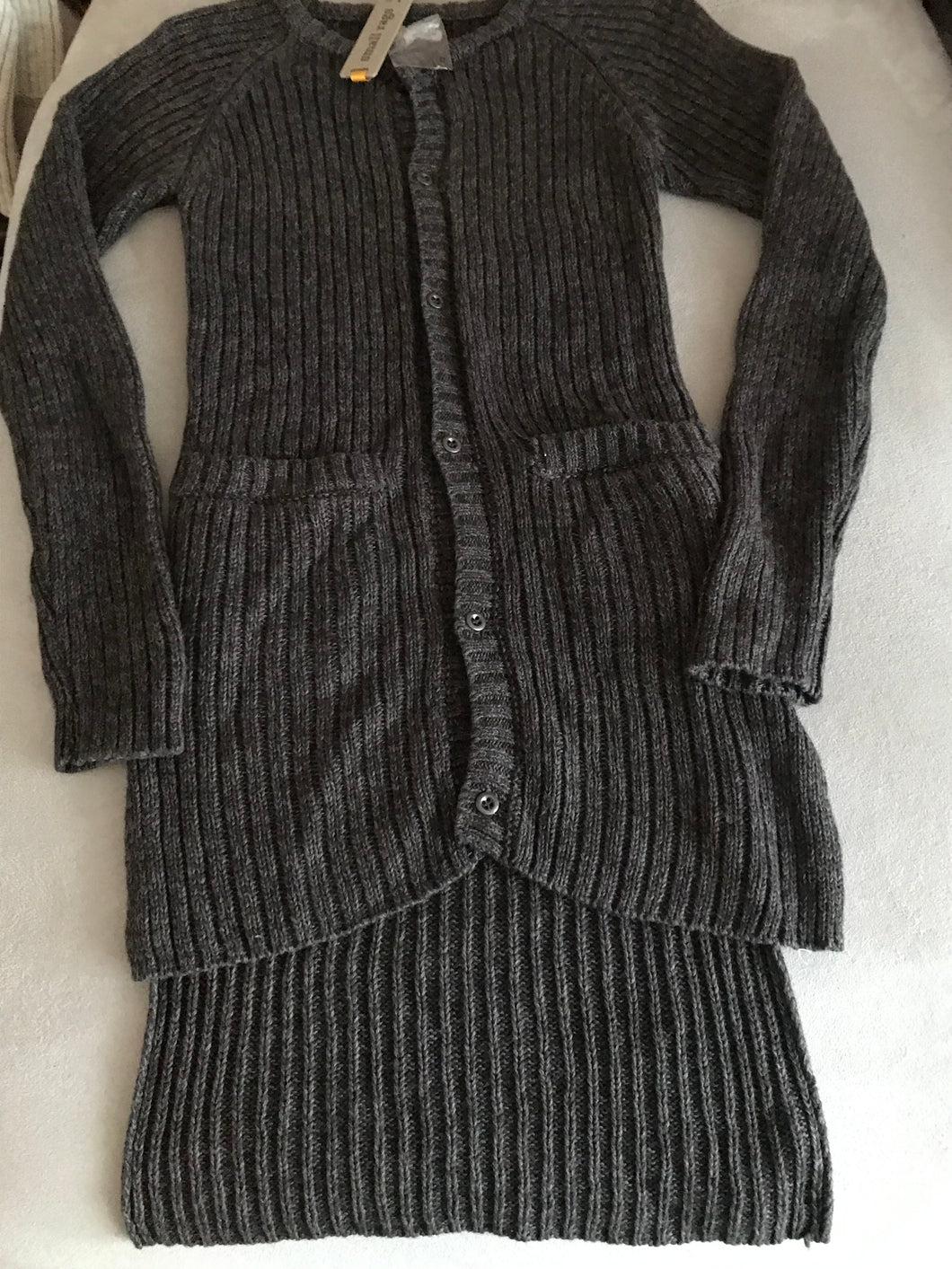 Small Rags/Charcoal/Sweater Coat