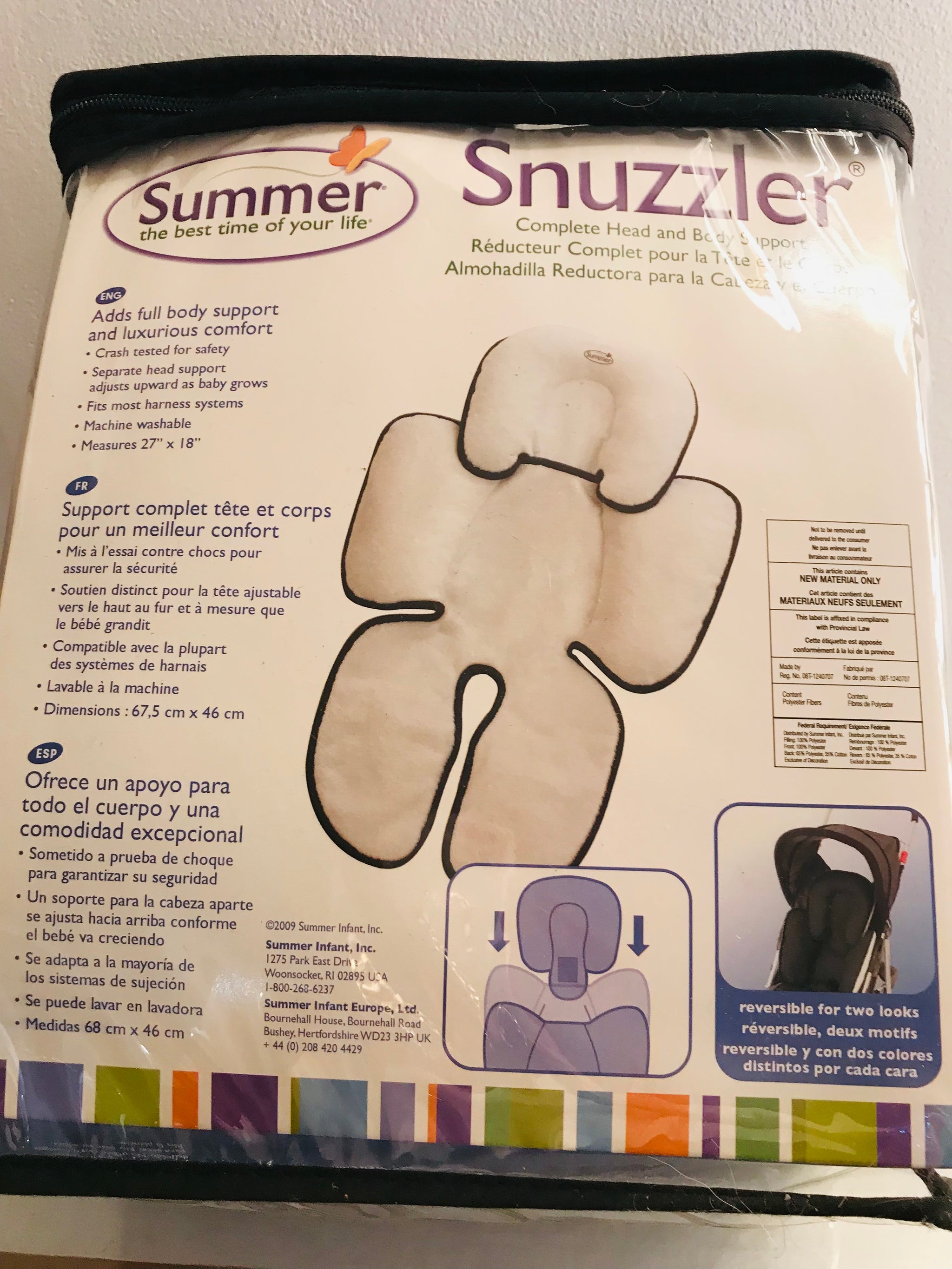 summer infant head and body support Summer, Snuzzler, Infant body and head support – Dens and Friends